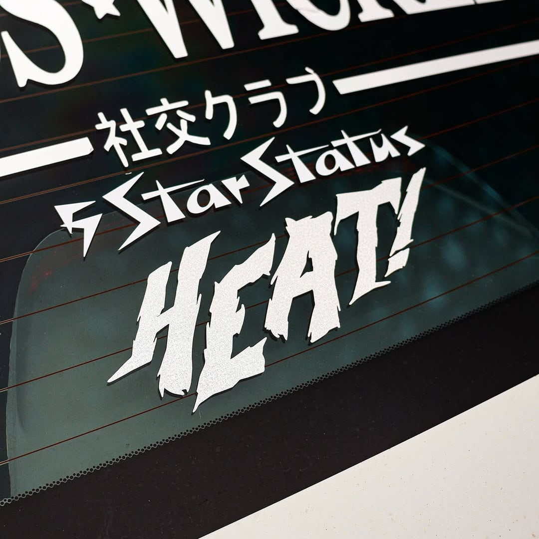 Heat! Diecut Sticker